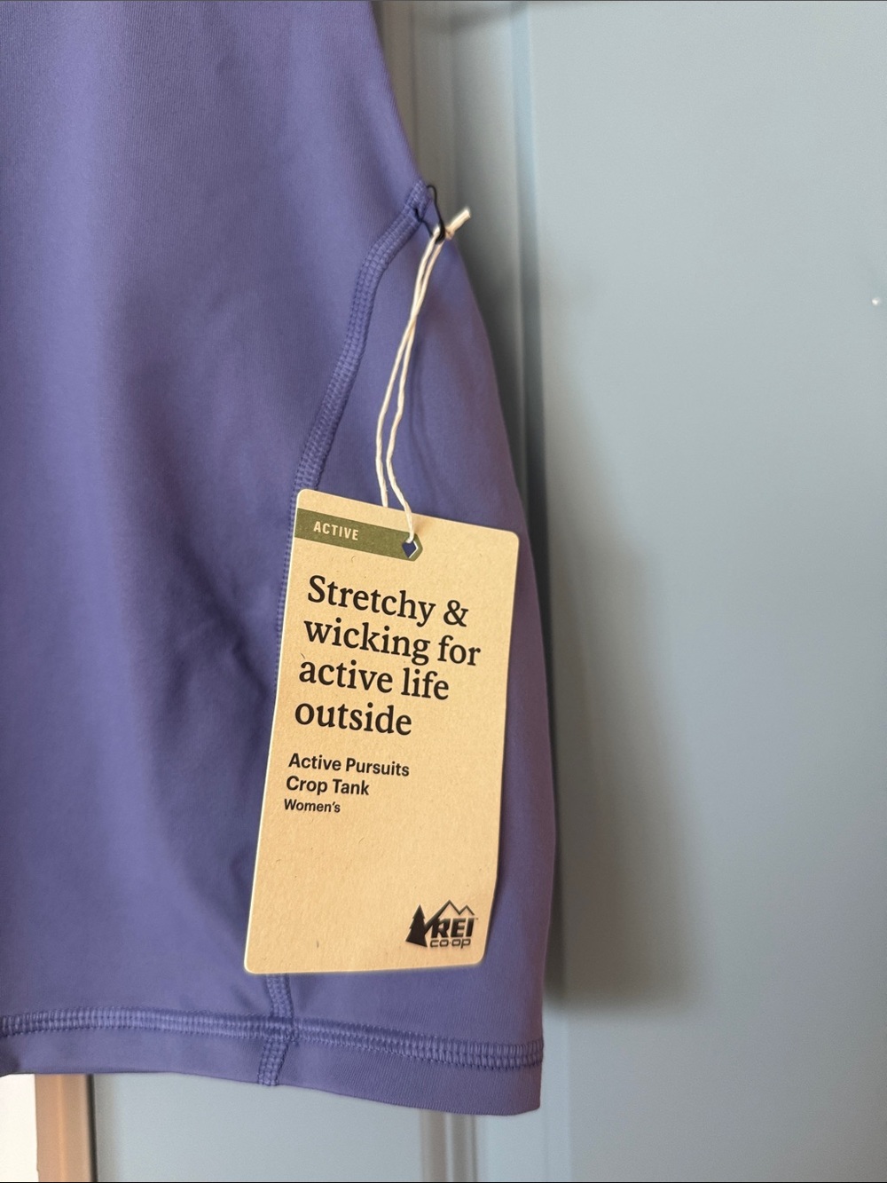 REI Active Pursuits Crop Tank Top - Horizon Purple - Picture 8 of 10